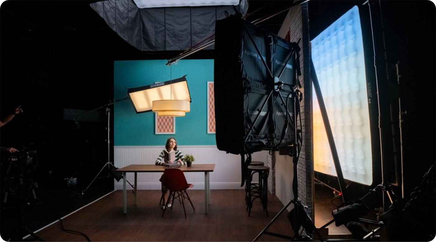 Aputure Infinimat 2x4, 4x4 et 8x8 plateau de tournage - démonstration multi-panneaux Infinimat