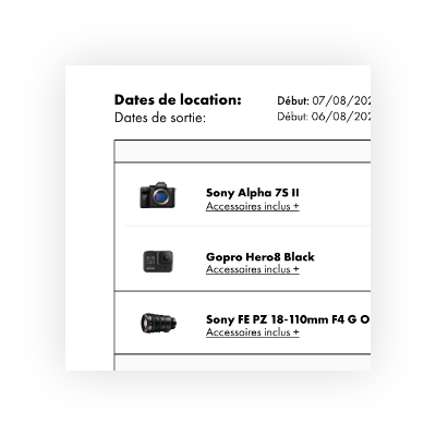 Étape 2 : sélection